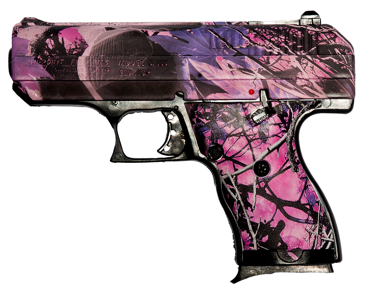 Hi-Point CF380 .380 ACP 3.5" 8+1 Semi-Auto Pistol - Pink Camo — view 2