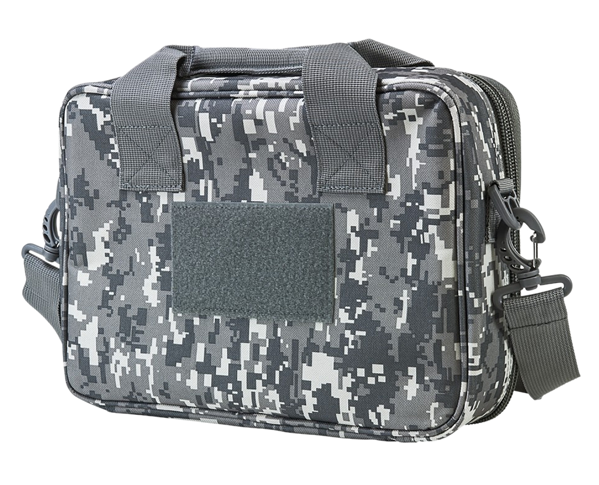 NcStar VISM Double Pistol Range Bag Digital Camo 13" x 10" Pistol Case — view 2