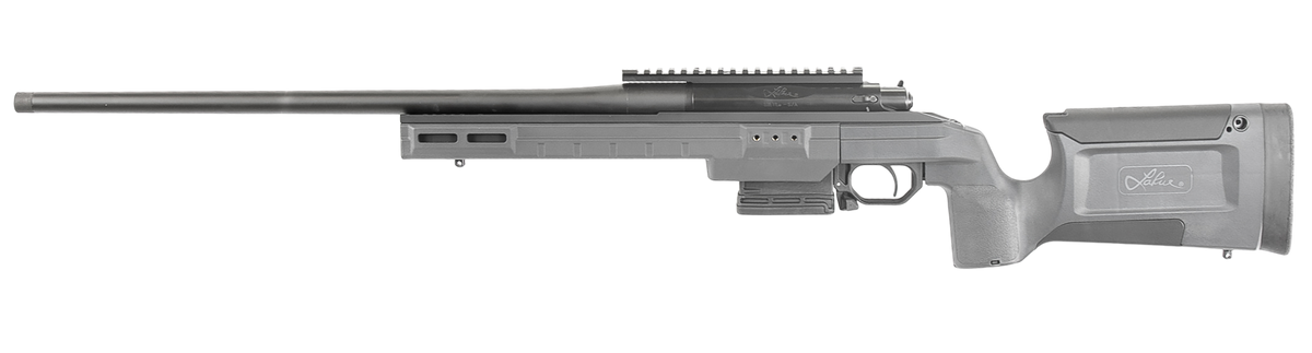 LaRue Tactical Siete 6.5 Creedmoor 23" Threaded Barrel Bolt-Action Rifle - Gray KRG Bravo — view 2