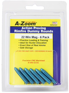 A-Zoom Rimfire Action Proving 22 WMR Dummy Rounds 6-Pack — view 2
