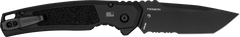 Kershaw Launch 16 3.45" Folding Tanto Part Serrated Black Cerakote CPM M4 Automatic Knife — view 2