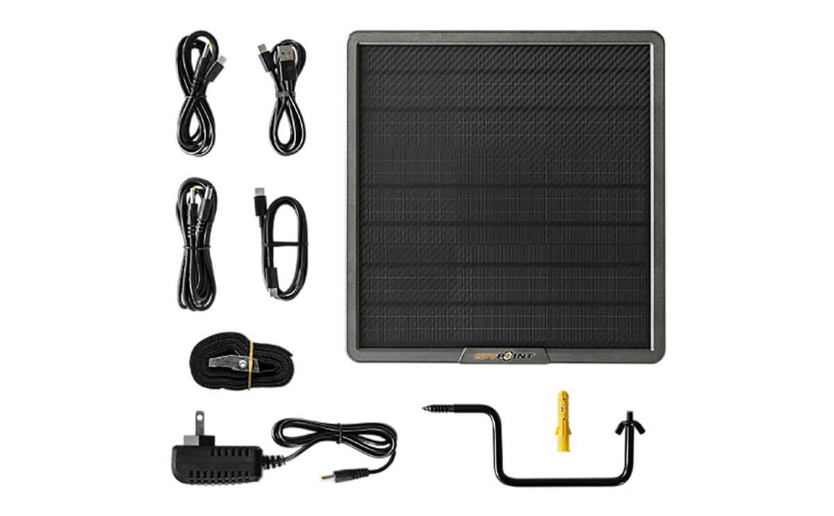 Spypoint SPLB-22 Lithium Solar Panel 6/9/12V 15000mAh Black — view 2