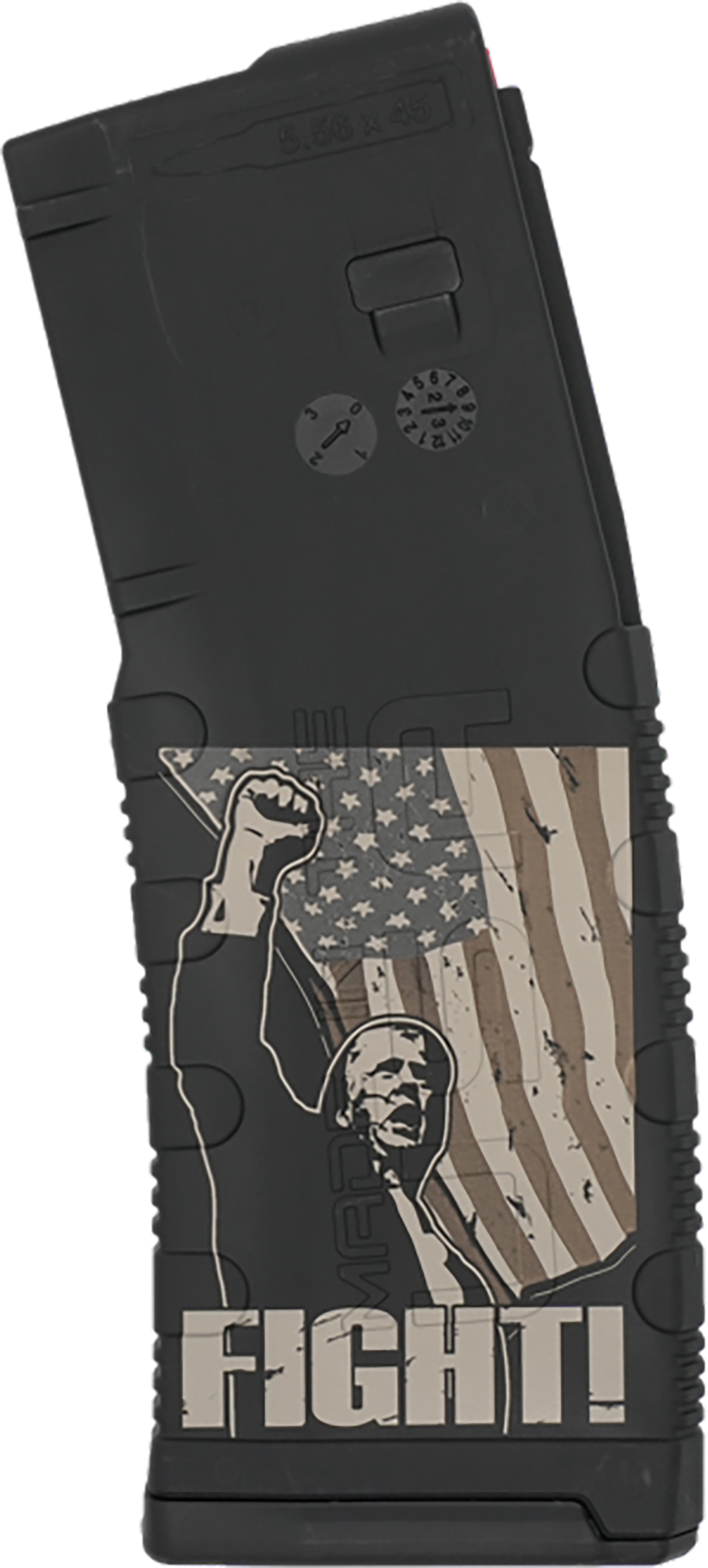 Black Rain Ordnance MAG30 Trump Fight AR-15 Magazine 30rd .223 Rem/5.56 NATO Black Polymer — view 2