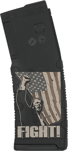 Black Rain Ordnance MAG30 Trump Fight AR-15 Magazine 30rd .223 Rem/5.56 NATO Black Polymer — view 2