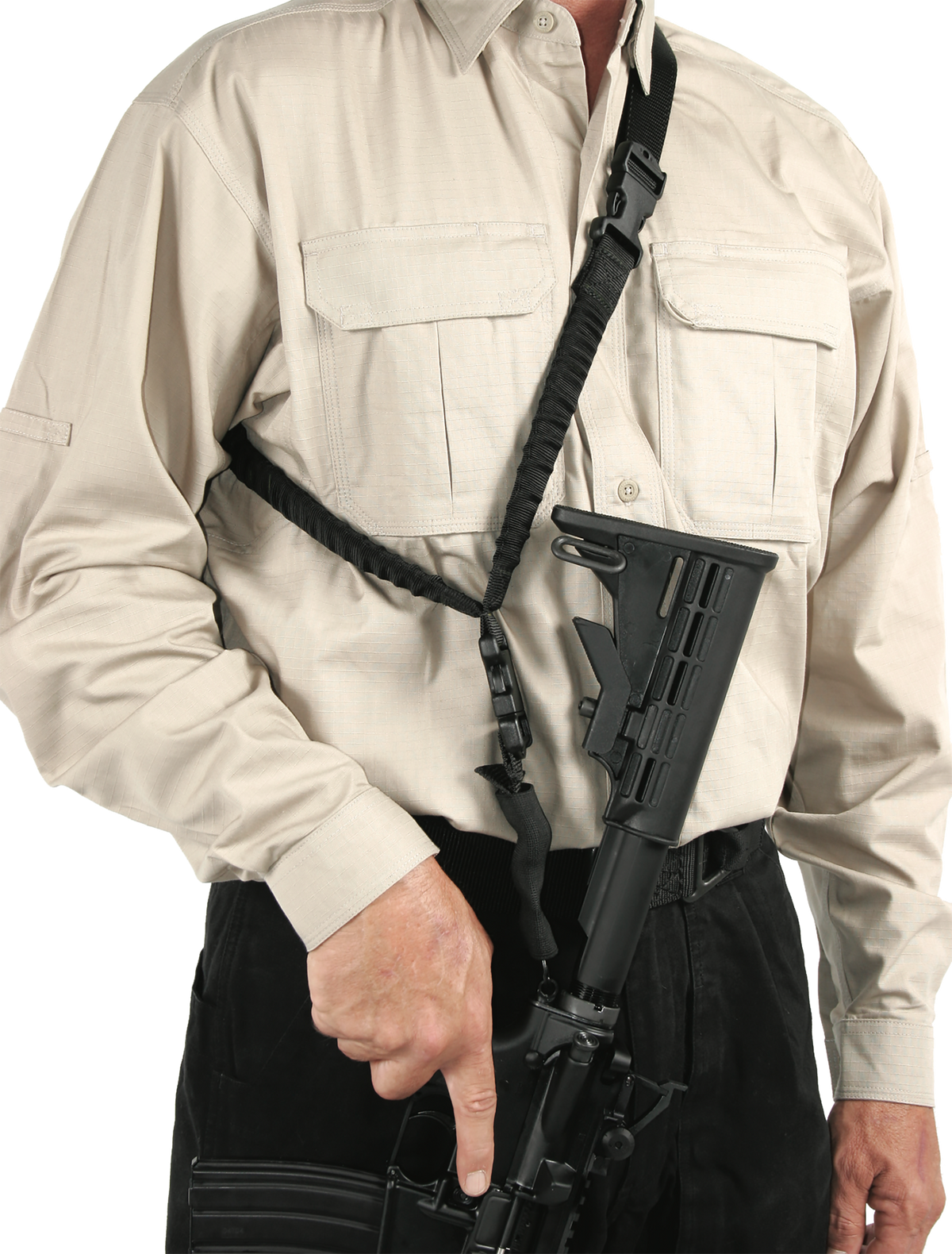 Blackhawk Storm XT Single-Point Rifle Sling 1.25" Black Nylon — view 2