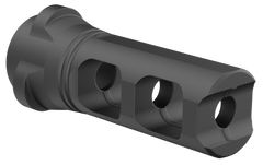 Breek Arms Breek-LOK 3QD Gemini Dual-Port Muzzle Brake .223/5.56 1/2x28 Steel - Black Nitride — view 2