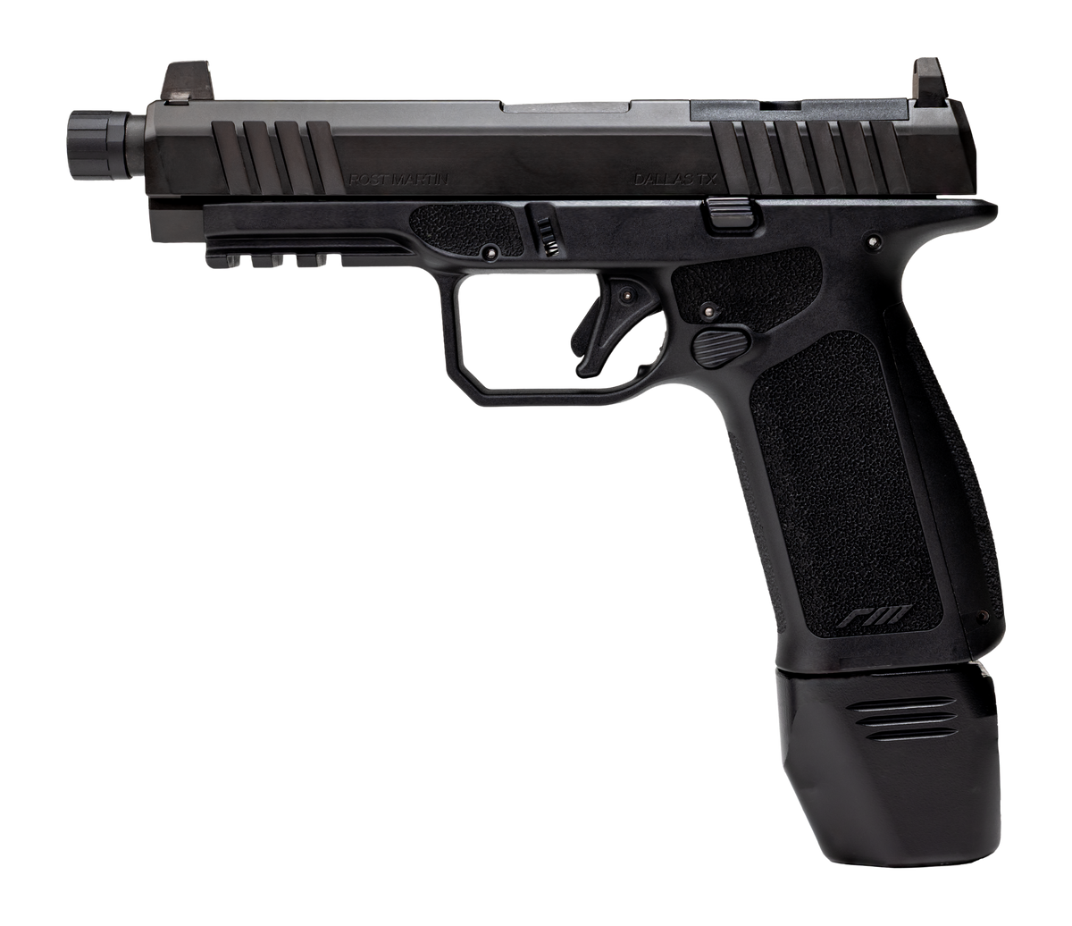 Rost Martin RM1F Tactical 9mm Luger 4.50" 24+1 Semi-Auto Pistol - Black — view 2