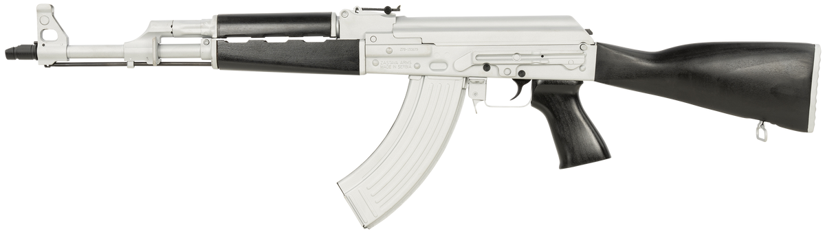 Zastava Arms USA ZPAP M70 7.62x39mm 16.30" 30+1 Semi-Auto Rifle - Silver Cerakote — view 2