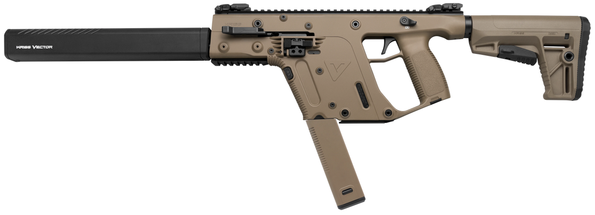 Kriss USA Vector CRB G2 9mm Luger 16" 40+1 Semi-Auto Rifle - FDE — view 2