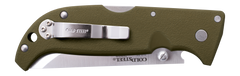 Cold Steel Finn Wolf 3.5" Folding Plain AUS-8A Satin Blade OD Green Griv-Ex Handle — view 2