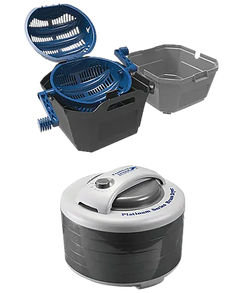 Frankford Arsenal Rotary Tumbler Lite Pro Kit Gray/Blue 300-Pc .223 Brass with 2 lbs Stainless Media — view 2
