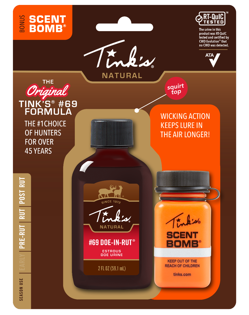 Tinks #69 Doe-In-Rut Value Pack Deer Attractant 2 oz Squeeze Bottle w/ Scent Bomb — view 2