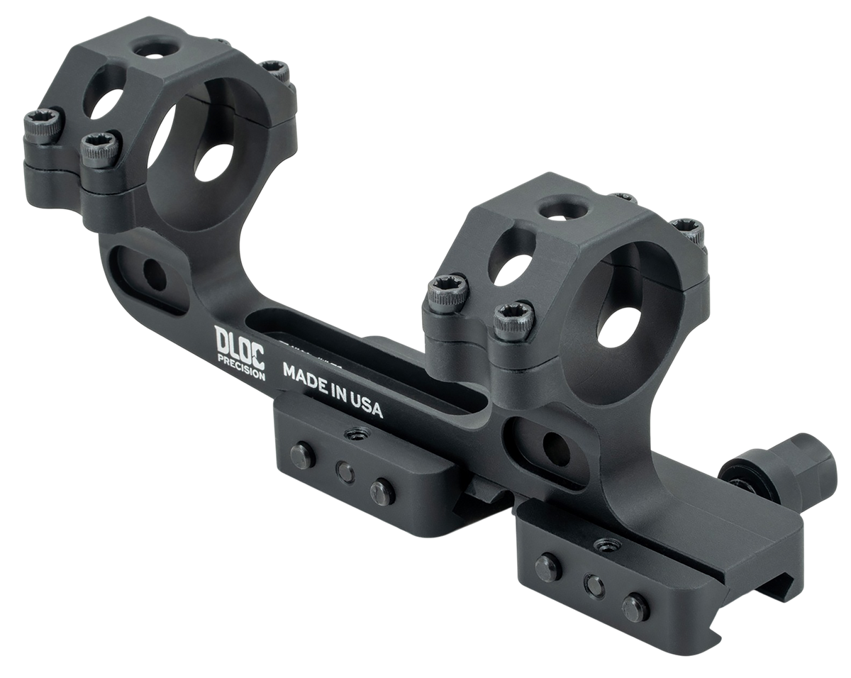 DLOC Precision DLOC-C130-1630-B Cantilever 30mm 1.63" Scope Mount - Black Aluminum — view 2