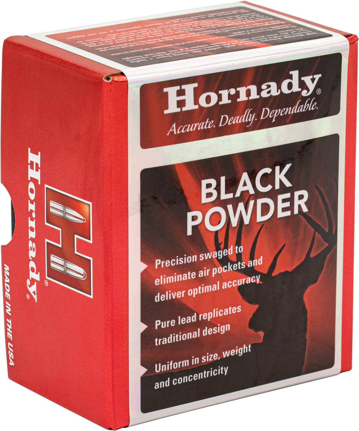 Hornady 6025 Black Powder Lead Round Balls .395 40 Cal 100/Box — view 2