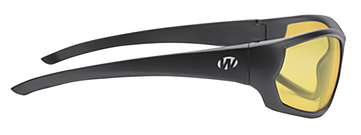 Walker's IKON Carbine Ballistic Eyewear Amber Lens Matte Black Frame — view 2