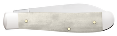 Case Mini Trapper 3.5" Closed Clip Point/Spey Plain Tru-Sharp SS Smooth Natural Bone Folding Knife — view 2