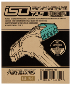 Strike Industries ISO Tab AR-15 Flat Dark Earth Aluminum Charging Handle Extension — view 2