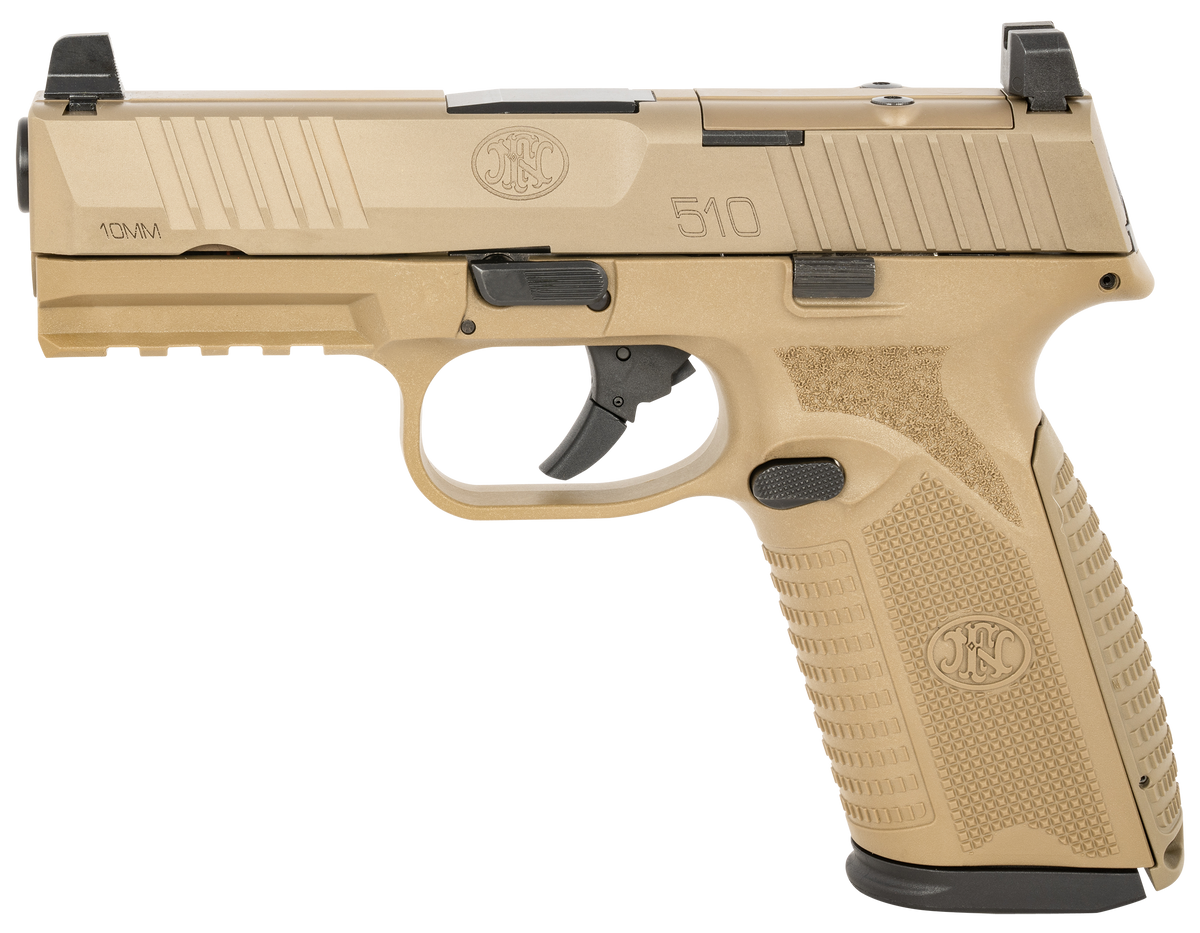 FN 510 MRD 10mm Auto 4.1" 15+1 DAO Pistol - FDE — view 2