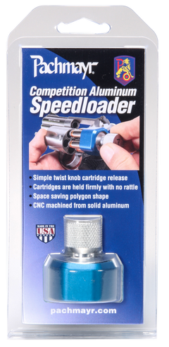 Pachmayr 02652 Competition Speedloader Aluminum Blue for S&W K-Frame 6-Rd — view 2