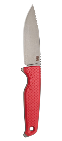 S.O.G Altair FX 3.4" Fixed Clip Point Plain Edge CPM 154 SS Canyon Red GRN Handle — view 2