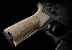 Strike Industries AR Overmolded Enhanced Pistol Grip 15 Degree AR-15/AR-10 Flat Dark Earth Rubber — view 2