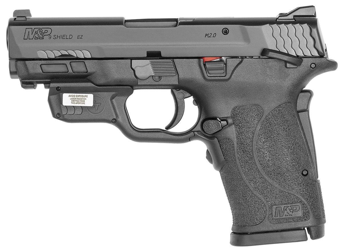 Smith & Wesson M&P9 Shield EZ M2.0 9mm Luger 3.67" 8+1 Semi-Auto Pistol - Manual Safety w/ Crimson Trace Laserguard — view 2