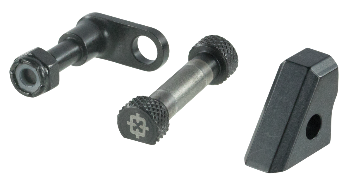 Cross Armory Flop Stop + Pin Pal Black Melonite 4140 Steel AR-15/M16/M4 — view 2