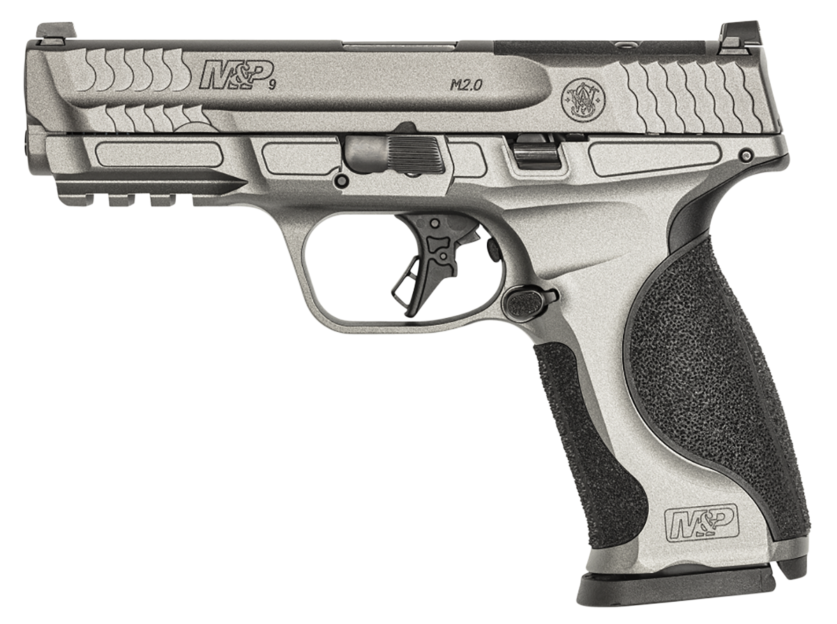 Smith & Wesson M&P 9 M2.0 Metal Optic Ready 9mm Luger 4.25" 17+1 Semi-Auto Pistol - Tungsten Gray — view 2