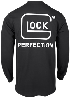 Glock Perfection Long Sleeve Tee Black Pre-Shrunk Cotton - Small — view 2