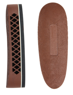Pachmayr F325 Deluxe Large Rubber Recoil Pad Brown w/White Line — view 2