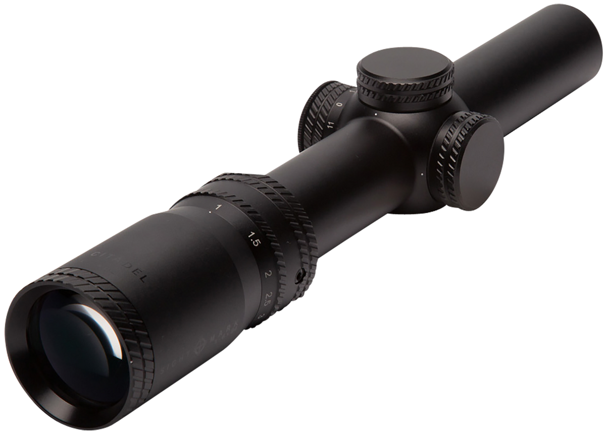 Sightmark Citadel 1-6x24 30mm Tube Illuminated Red CR1 Reticle Rifle Scope Matte Black — view 2