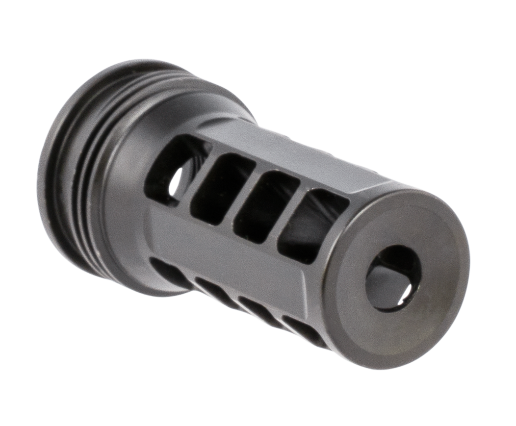 Huxwrx QD 762 Muzzle Brake 30 Cal 5/8x24 Black 2.30" AR-Platform — view 2