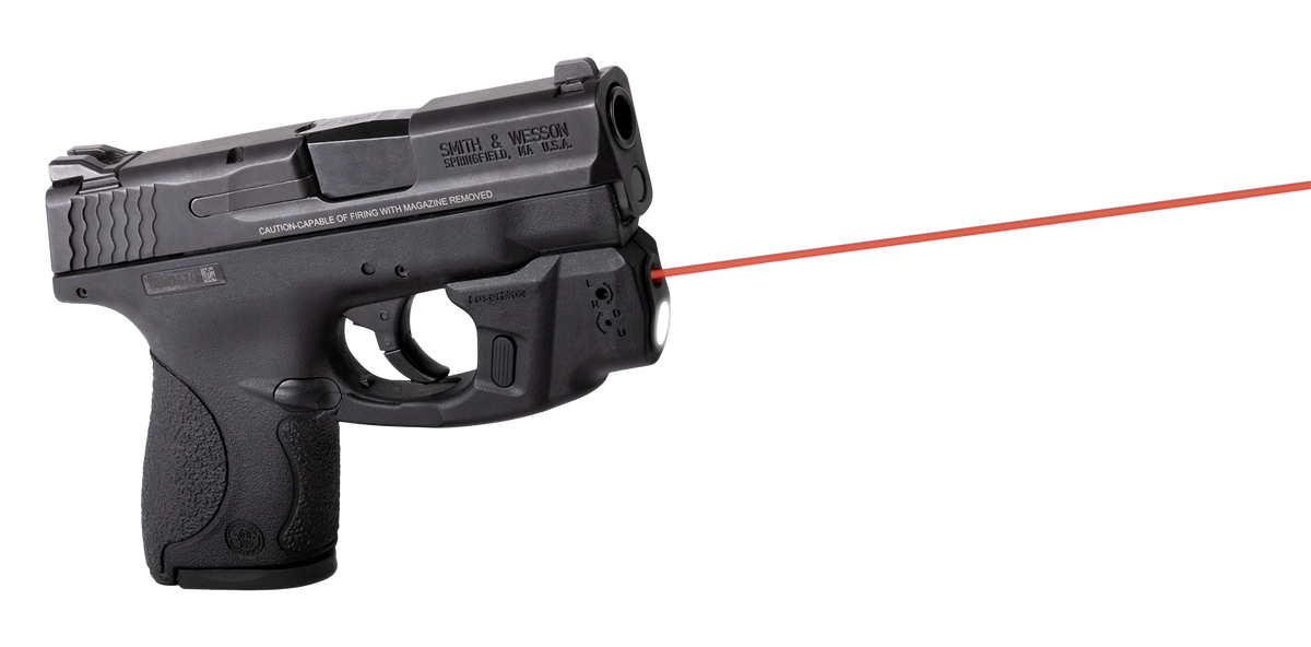 LaserMax CF-Shield-C-R Red S&W GripSense Light/Laser - Shield/Shield M2.0 9mm/.40 S&W 100 Lumen LED - Black — view 2