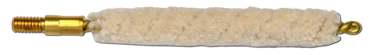 Pro-Shot MP2427 Bore Mop .24-.27 Cal Rifle #8-32 Thread Cotton Brass Core — view 2