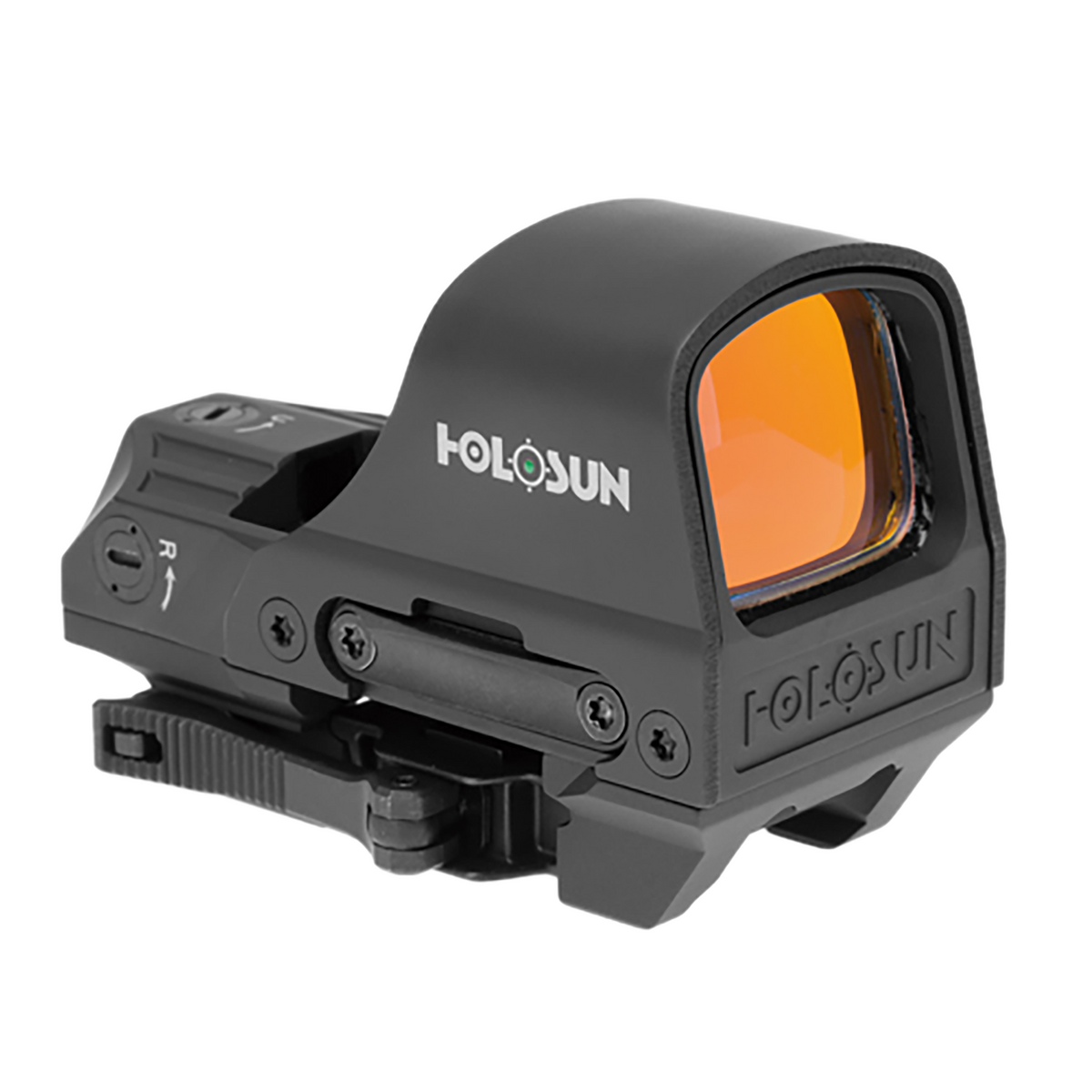 Holosun HE510C-GR 510 1x 0.91" x 1.26" 2 MOA Green Dot/65 MOA Circle Multi-Reticle Reflex Sight - Black Anodized — view 2