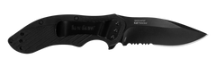 Kershaw Clash 3.10" Folding Drop Point Part Serrated Black Oxide 8Cr13MoV Black GFN — view 2