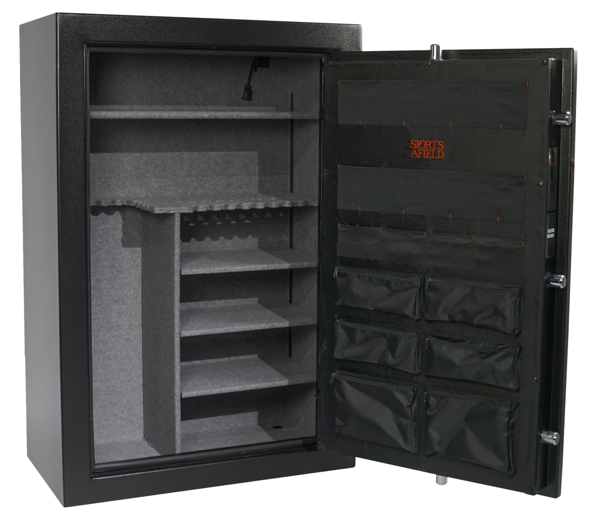 Sports Afield Preserve SA5940P 40+8 Fireproof Gun Safe 59x40x22 Black Steel — view 2