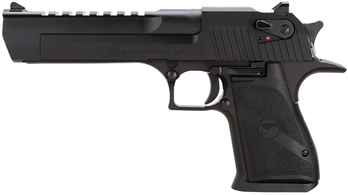 Magnum Research Desert Eagle Mark XIX 357 Mag 6" 9+1 Semi-Auto Pistol - Black Carbon Steel Beavertail — view 2