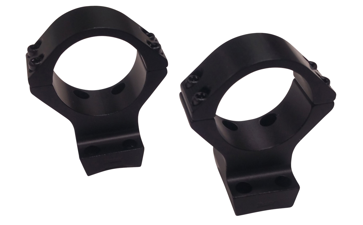 Talley 740735 Scope Mount/Ring Combo 30mm Medium Rings Black Anodized - Browning X-Bolt — view 2