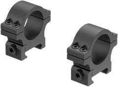 Leupold Open Range Cross-Slot 1" Low Matte Black Scope Rings — view 2