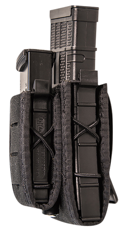 High Speed Gear TACO Double Decker Black Nylon MOLLE Mag Pouch — view 2