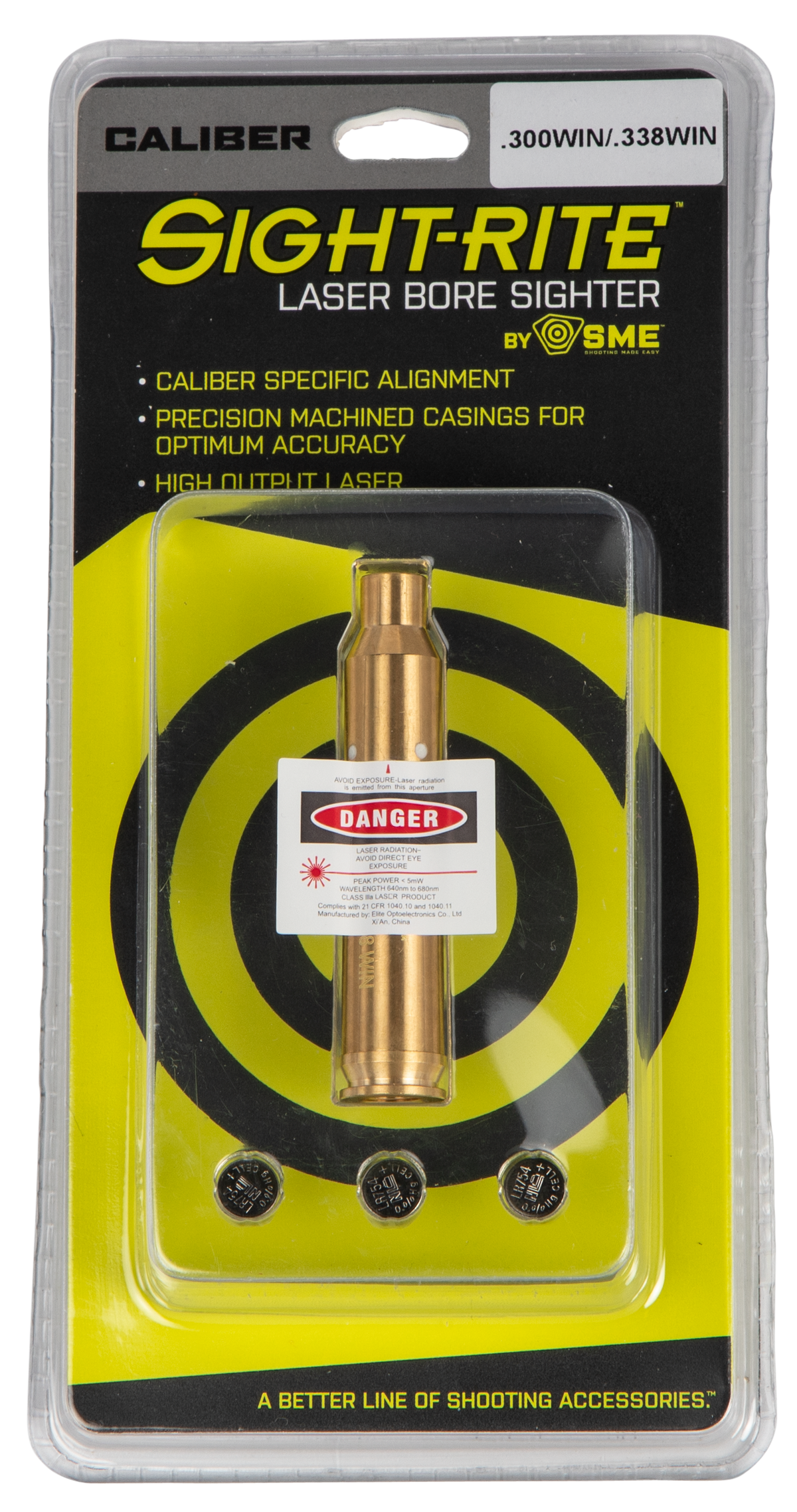 SME Sight-Rite Laser Bore Sighting System 300 Win Mag Brass Casing — view 2