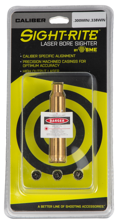 SME Sight-Rite Laser Bore Sighting System 300 Win Mag Brass Casing — view 2