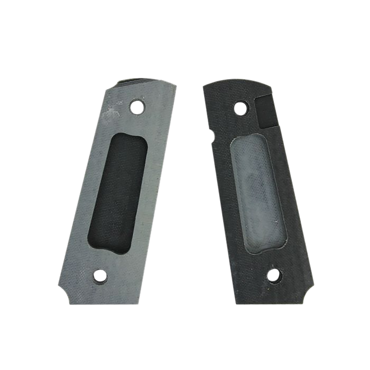 Pachmayr 61001 Tactical Grip Checkered G10 Panels for 1911 - Black / Gray — view 2