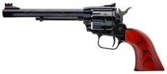 Heritage Mfg Rough Rider 22 LR/22 WMR 9-Shot 6.50" SAO Revolver - Black with Cocobolo Grips — view 2
