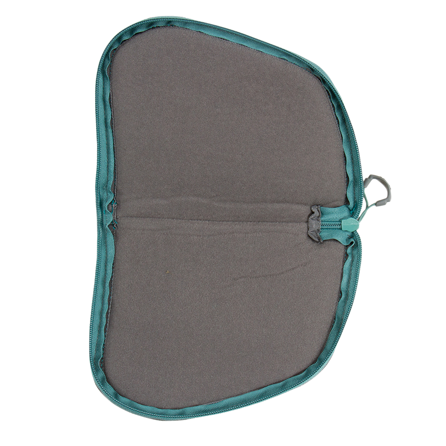 Girls With Guns 918 In The Shade 8" Handgun Case Gray/Teal Shade Camo - Locking Zipper — view 2