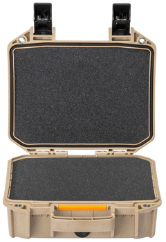 Pelican VCV100 Vault Small Handgun Case Tan Polymer — view 2