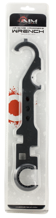 Aim Sports PJTW3 AR-15/M4/M16 Armorer's Combo Wrench 12.5" Black Powder Coated Steel — view 2