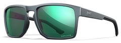 Wiley X Founder CAPTIVATE Green Mirror Lens Matte Graphite Frame Safety Glasses — view 2