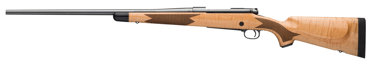 Winchester Guns Model 70 Super Grade 270 Win 24" 5+1 Bolt Action Rifle - High Polished Blued / Gloss AAA Maple — view 2